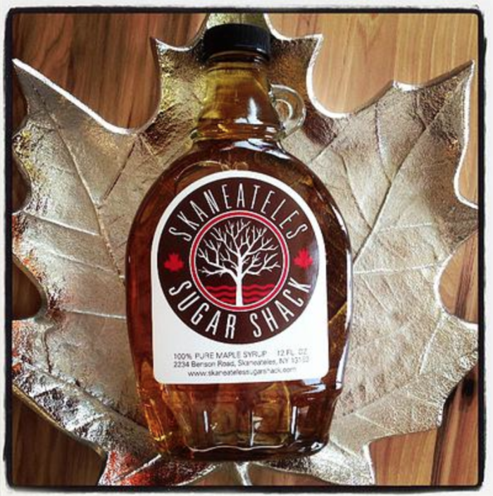 Skaneateles Sugar Shack Maple Syrup (12 FL. OZ.) Syracuse Crate
