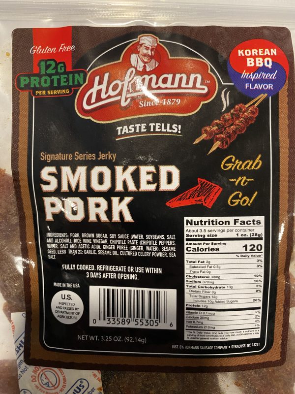 Hofmann Beef Jerky (Korean Pork BBQ)