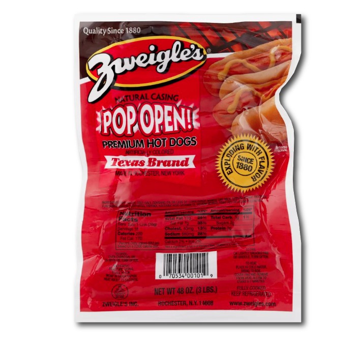 Texas Red Hots (16 oz) - Zweigle's