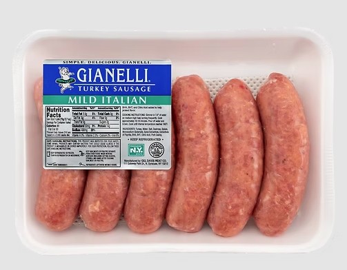 MIld Italian Turkey Sausage (16 oz) - Gianelli